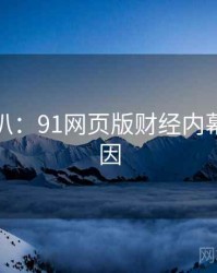 独家深扒：91网页版财经内幕背后原因